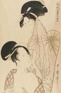 UTAMARO Kitagawa 1754-1806,Dwie kobiety,Rempex PL 2015-06-10