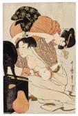 UTAMARO Kitagawa 1754-1806,Mother and child in front of mirror,Christie's GB 2017-11-08