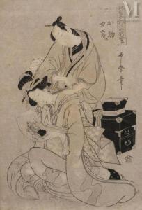 UTAMARO Kitagawa 1754-1806,Scène d'intérieur,Millon & Associés FR 2024-04-04