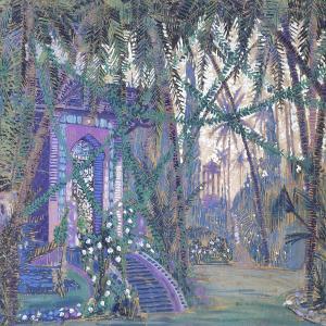 utkin petr savvitch 1877-1934,A summer cottage in the park,Bruun Rasmussen DK 2009-04-28