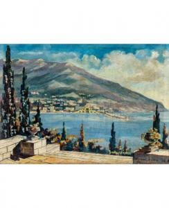 utkin petr savvitch 1877-1934,Yalta,1904,Shapiro Auctions US 2017-03-18