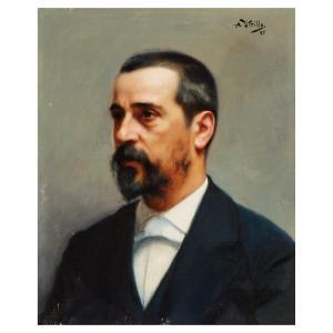 UTRILLO Antoni Viadera 1867-1944,Retrato de caballero,Lamas Bolaño ES 2022-12-19