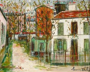 UTRILLO Maurice 1883-1955,Le maquis de Montmartre,Bonhams GB 2010-11-09