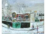 UTRILLO Maurice 1883-1955,MONTMARTRE SOUS LA NEIGE,1946,Holz-Artles FR 2009-07-11