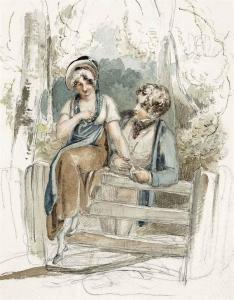 UWINS Thomas 1782-1857,Young love,1802,Christie's GB 2014-07-16