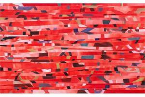 UYGUN Ebru 1974,Red composition,Alif Art TR 2015-03-08
