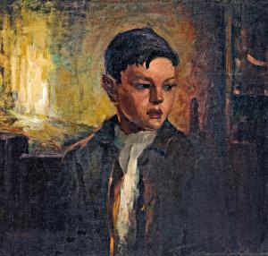 VáRDEáK Ferenc 1897-1971,Portrait of a boy,Nagyhazi galeria HU 2016-12-13