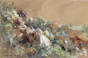 V. JHELE V,Landschaftsausschnitt auf Capri,1947,DAWO Auktionen DE 2016-09-21