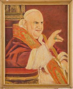 VACARELLA GIUSEPPE,ritratto di Papa Giovanni XXIII,1969,Trionfante IT 2015-06-19