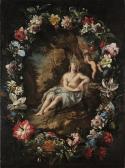 VACCARO Nicola 1634-1709,Maddalena penitente entro ghirlanda di fiori,Cambi IT 2019-12-13