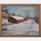 vacek c e 1900-1900,Winter Street Scene,1936,Gray's Auctioneers US 2016-05-11