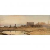 VACHER Charles 1818-1883,karnak, upper egypt,Sotheby's GB 2002-10-29