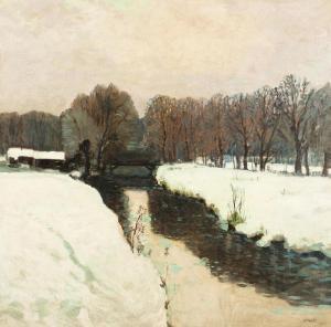 VACIK Robert F. 1880-1968,Early Evening in Winter,1910,Palais Dorotheum AT 2013-11-23