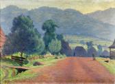 VACLAV Antos 1878-1938,Landscape with a road,Zezula CZ 2009-12-05