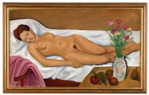 VACLAV VOJTECH Novak 1901-1969,Reclining Nude,1929,Palais Dorotheum AT 2022-03-28