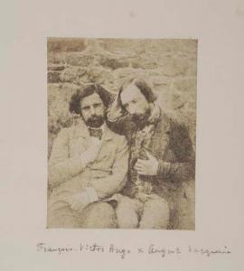 VACQUERIE Auguste 1819-1895,Self-Portrait with François-Victor Hugo,1853,Dreweatts GB 2015-03-05