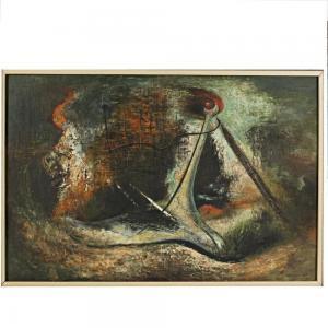 VAIKSNORAS Anthony 1918-1973,A Dream of the Unknown,1953,Ripley Auctions US 2024-02-10