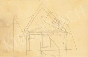 VAJDA Lajos 1908-1941,Dotted Saw Patterned House,Kieselbach HU 2022-12-20