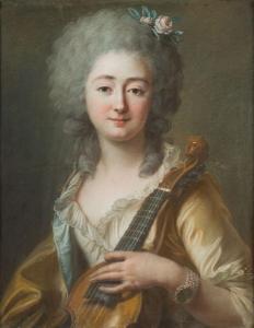 VALADE Jean 1709-1787,Jeune femme jouant de la viole d'amour,Boisgirard - Antonini FR 2024-03-29