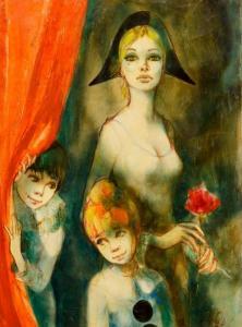 VALADIE Jean Baptiste, Johny 1933,Mother & Children,5th Avenue Auctioneers ZA 2024-02-18