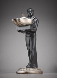 VALADIER Giuseppe 1762-1839,Oil lamp in the form of an Egyptian figure,Sotheby's GB 2023-03-22