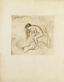 VALADON Suzanne 1865-1938,FEMME AU TUB,1908,Cornette de Saint Cyr FR 2011-03-07