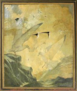 valario r.f 1900-1900,Seascape with Seagulls,1929,Stair Galleries US 2010-03-12
