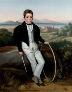 VALBRUN Alexis Louis Leon 1803-1852,Portrait de jeune homme,1833,Christie's GB 2010-03-19