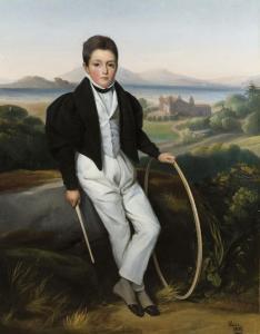 VALBRUN Alexis Louis Leon 1803-1852,Portrait de jeune homme, probablement Ferdinand,1833,Christie's 2008-06-26