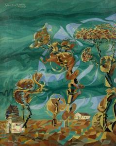 VALENSI Henri 1883-1960,Le vent dans les arbres, Newpo,1912,Artcurial | Briest - Poulain - F. Tajan 2022-06-09