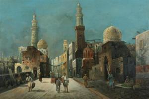 VALENSI J 1900-1900,ARABS IN THE MARKETPLACE, CAIRO,Sloans & Kenyon US 2012-02-24