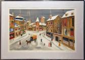 VALENTIN Eugene 1944,Untitled (Winter Street Scene),1975,Ro Gallery US 2012-05-24