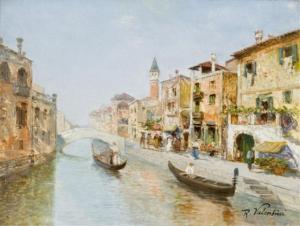 VALENTINI R 1800-1800,Venetian Canal Scene,Quinn's US 2012-12-08