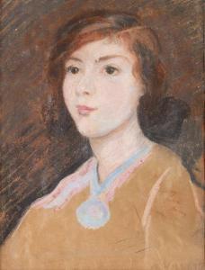 VALETTE Adolphe Pierre 1876-1942,Portrait of a young lady,Tennant's GB 2024-03-02