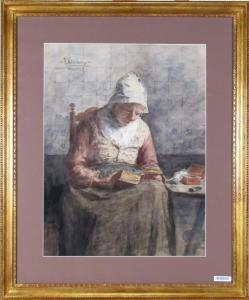 VALKENBURG Hendrik 1826-1896,Reading Woman,Wickliff & Associates US 2018-03-17