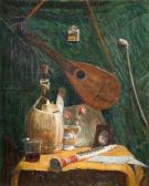 VALLEE Ludovic 1864-1939,Nature morte à la mandoline,Damien Leclere FR 2018-06-25