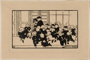 VALLOTTON Felix 1865-1925,Petits anges,1894,Galerie Koller CH 2016-12-03