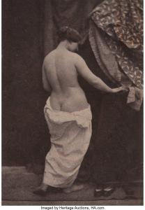 VALLOU DE VILLENEUVE Julien 1795-1866,Nude Study,1853,Heritage US 2024-02-14