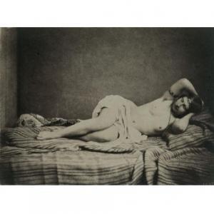 VALLOU DE VILLENEUVE Julien 1795-1866,Reclining Nude,1851-1853,Sotheby's GB 2006-04-22