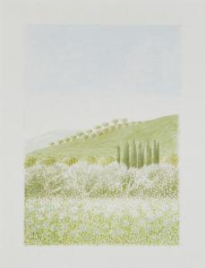 VALLS Xavier 1923-2006,Paisaje de Horta,1992,Alcala ES 2024-10-10