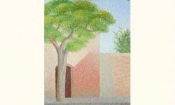 VALLS Xavier 1923-2006,VALLS, 1965, Acacia à la maison rose,1965,Calmels Cohen FR 2002-11-15