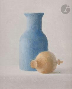 VALLS Xavier 1923-2006,Vase bleu et pavot,1973,Ader FR 2025-05-16