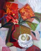 VALNERE Rita 1929-2015,Flowers with pears,1998,Antonija LV 2019-02-25