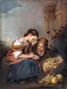 VALTA von Margi 1800-1900,The little fruit merchant,Nagyhazi galeria HU 2017-05-30