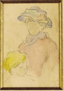VALTAT Louis 1869-1952,Mother and child,Christie's GB 2007-01-10