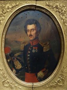 VALTON Henri 1810-1878,En pendant : Portrait d'un militaire,Conan-Auclair FR 2020-03-29