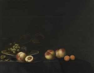 van AELST Evert 1602-1657,STILL LIFE OF GRAPES,1643,Sotheby's GB 2015-04-29