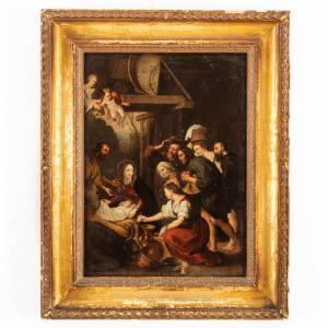 van AELST Willem Jansz. 1627-1683,Adorazione dei Magi,Wannenes Art Auctions IT 2023-06-28