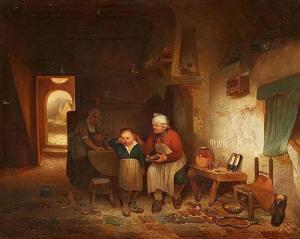van AELST Willem Jansz. 1627-1683,In Grandfather's Cobblers Shop,Lempertz DE 2017-09-20