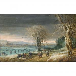 van ALSLOOT Denis 1570-1626,PAYSAGE D'HIVER,Sotheby's GB 2011-06-23